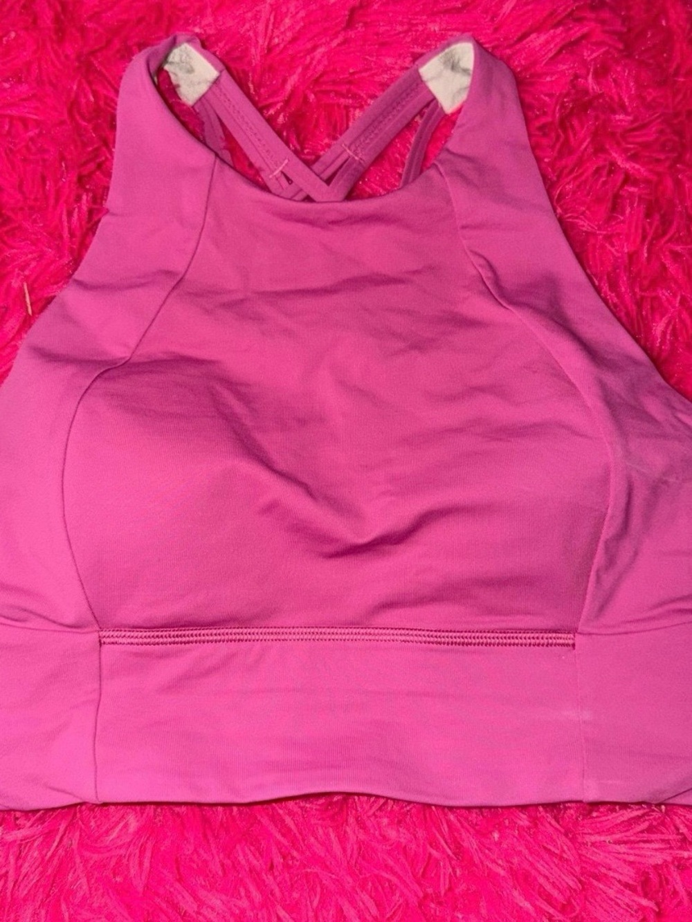 Pink High-Neck Sports Bralette - Women Intimates & Sleepwear Lululemon Sz 6